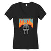Doom With Mask Women's V-Neck T-Shirt