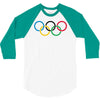 olympic rings 3/4 Sleeve Shirt