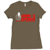 ammo expensive no warning shot funny nra rifle pistol shoot shooting t Ladies Fitted T-Shirt