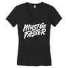 must go faster 2 Women's V-Neck T-Shirt