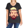 messi Ladies Curvy T-Shirt