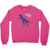 Patriotic T-Rex Crewneck Sweatshirt