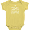 an atom Baby Onesie