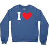i heart customize it Crewneck Sweatshirt