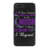 i love someone with pancreatic cancer to the moon &amp; back to infinity iPhone 7 Plus Case