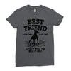 Best Friend Doberman Ladies Fitted T-Shirt