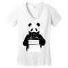 panda police Women's V-Neck T-Shirt