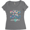 being a grandma Women's Triblend Scoop T-shirt