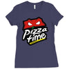 pizza time (2) Ladies Fitted T-Shirt