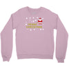 santa peeing merry christmas Crewneck Sweatshirt
