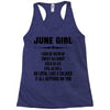 Super June Girl Racerback Tank