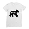 baby bear Ladies Fitted T-Shirt