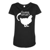 chiken butt Maternity Scoop Neck T-shirt