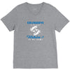 Grandpa is my Name Fishing Is My Game V-Neck Tee