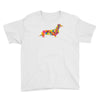dachshund flower 2 Youth Tee