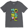 zombie font V-Neck Tee