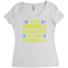 science puns Women's Triblend Scoop T-shirt