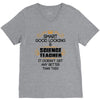 smart good looking science teacher profession V-Neck Tee