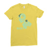 alien believe space sci fi ufo nerd Ladies Fitted T-Shirt