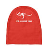 cricket it's an aussie thing Baby Beanies