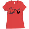crazy cat lady Ladies Fitted T-Shirt