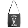 Best Dad in The Galaxy Adjustable Strap Totes