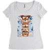 crazy totem Women's Triblend Scoop T-shirt
