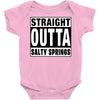 straight outta salty springs Baby Bodysuit