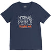 normal people scare me V-Neck Tee