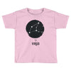 Virgo Zodiac Sign Minimal Design Toddler T-shirt