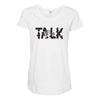 WE TALK Maternity Scoop Neck T-shirt