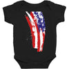 july 4th flag Baby Bodysuit