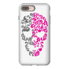 two coloured patterned skull   mens funny iPhone 8 Plus
