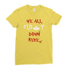 stephen we all float down here movie scene baloon Ladies Fitted T-Shirt