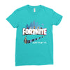 Just Play It Fortnite Ladies Fitted T-Shirt