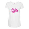 BOSS LADY Maternity Scoop Neck T-shirt