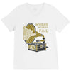 where words fail music speaks V-Neck Tee