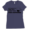 my plan humour Ladies Fitted T-Shirt