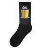 oh hay oh hey girl boy funny pun Socks