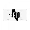 Beto Texas Map License Plate