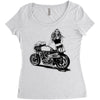 bikers Women's Triblend Scoop T-shirt