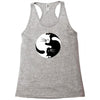 yin yang cat Racerback Tank
