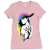 rainbow girl Ladies Fitted T-Shirt