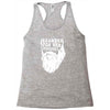 bearded for her pleasure Racerback Tank