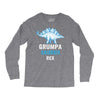 grumpa saurus rex Long Sleeve Shirts