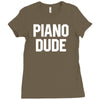 piano dude Ladies Fitted T-Shirt