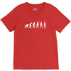 evolution of tennis ball racket V-Neck Tee