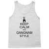 keep calm and gangnam style black t shirt Tank Top
