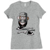 mr potato black knight Ladies Fitted T-Shirt