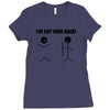i've got your back t shirt tee funny novelty tee pun stick figure joke Ladies Fitted T-Shirt